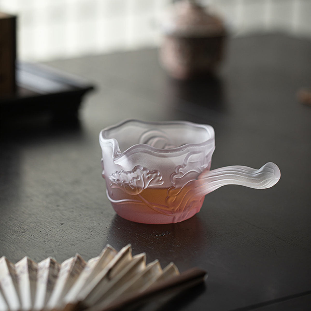 Glass-Lotus Whisper Glass Fairness Cup 200ml Chaliland