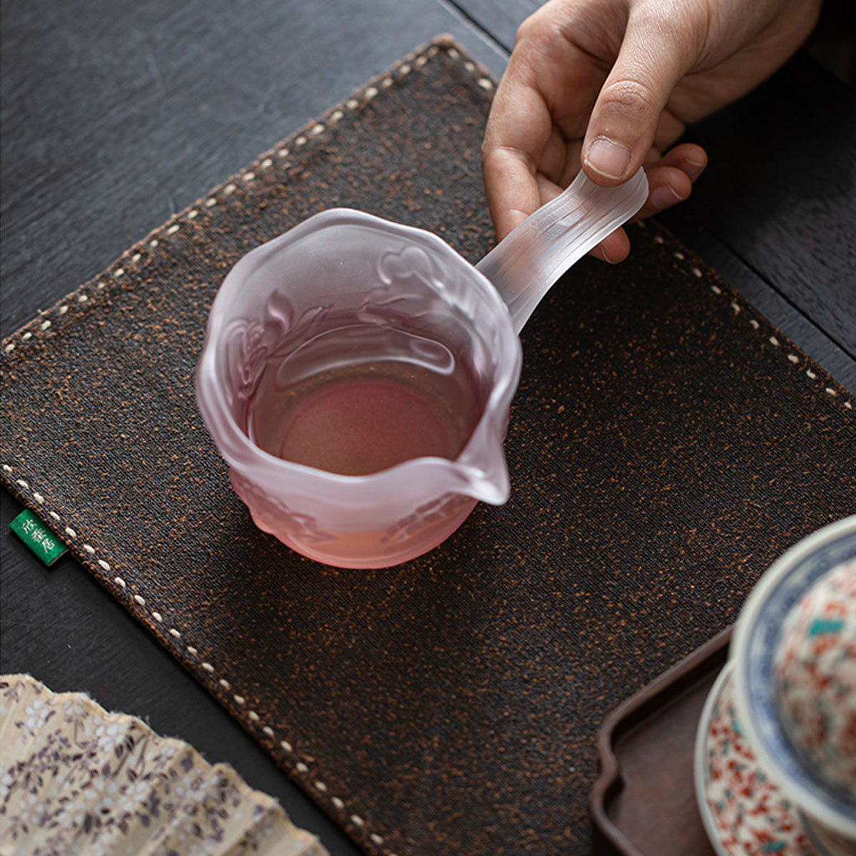 Glass-Lotus Whisper Glass Fairness Cup 200ml Chaliland