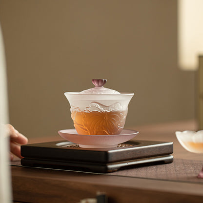 Glass-Lotus Whisper Glass Gaiwan 160ml Chaliland