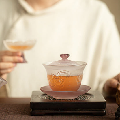 Glass-Lotus Whisper Glass Gaiwan 160ml Chaliland