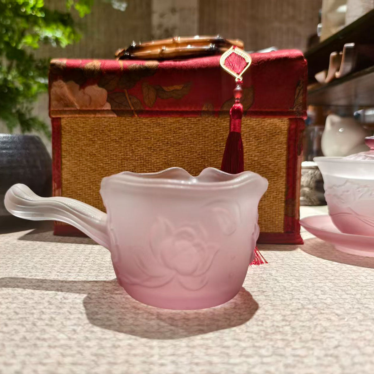 Glass-Lotus Whisper Glass Gaiwan Set – 4-Piece Collection Chaliland