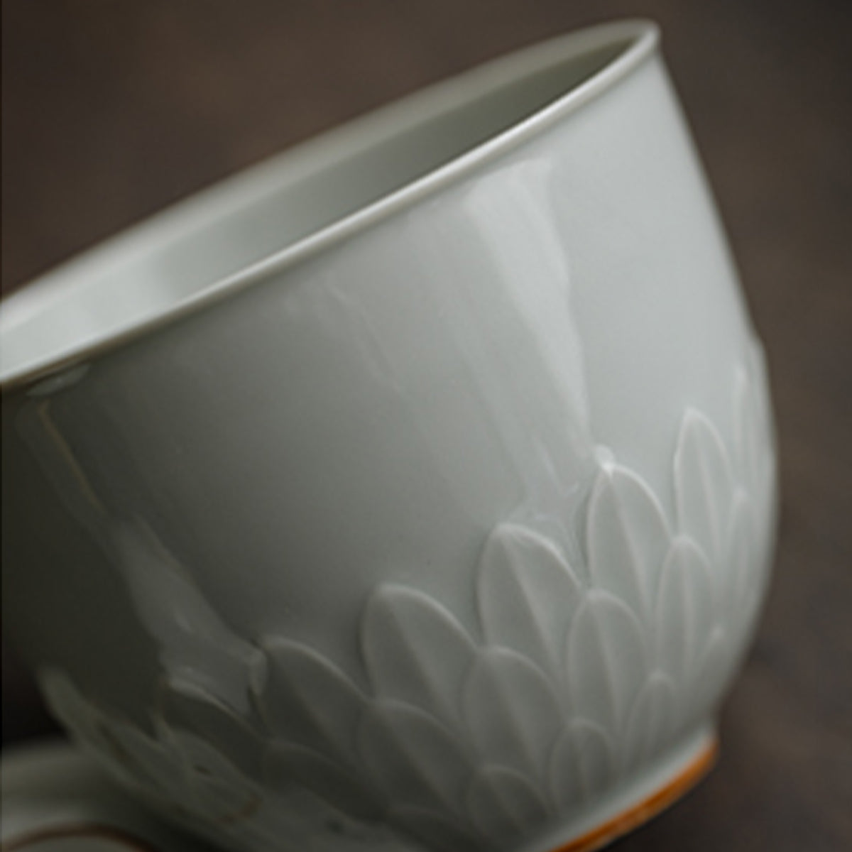 Lotus Petal Tea Pot Travel Tea Set - One pot, two cups + Elegant Rhythm Tea Tray Chaliland