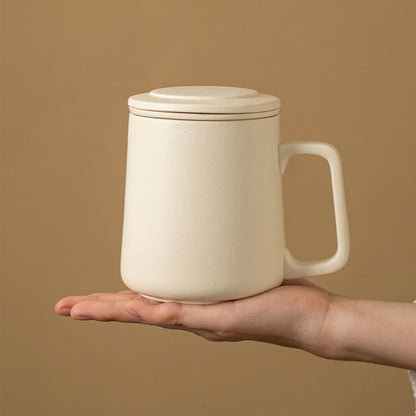 Porcelain-Minimalist Ceramic Tea Infuser Cup 360ml Chaliland