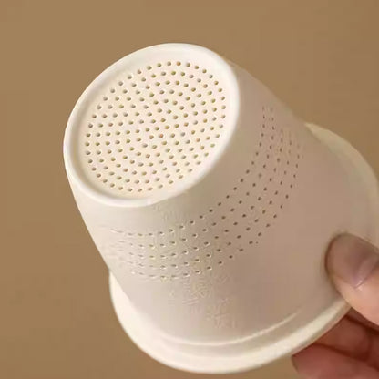 Porcelain-Minimalist Ceramic Tea Infuser Cup 360ml Chaliland