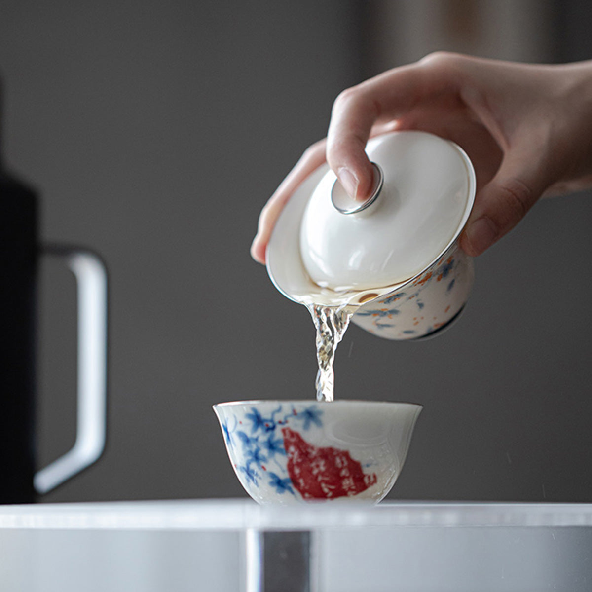 [Porcelain]Osmanthus-flavored Porcelain Gaiwan 90ml Chaliland