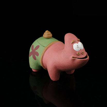 Patrick Star Purple Clay Teapot Chaliland