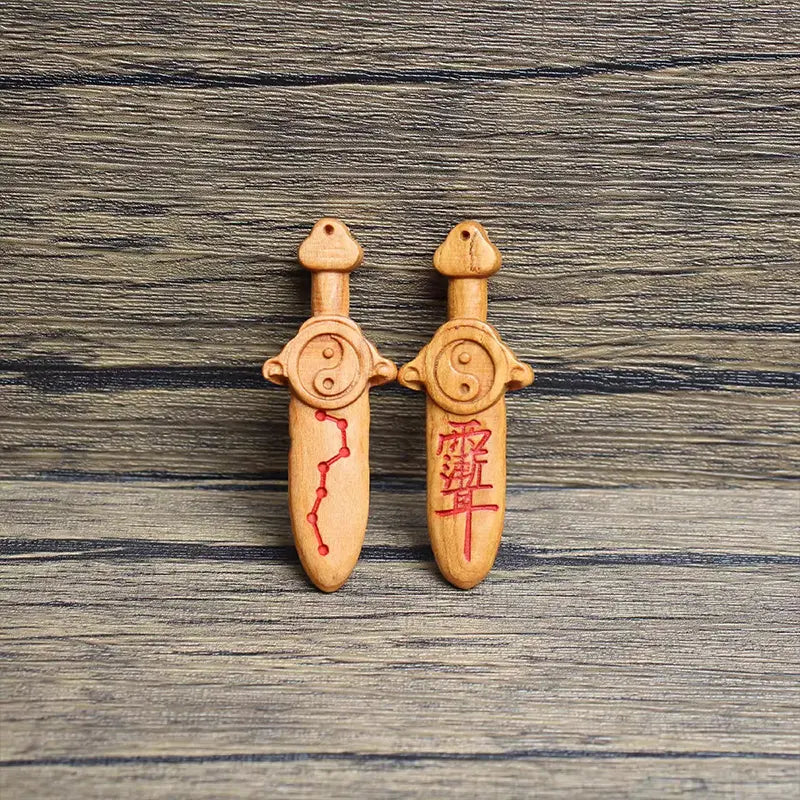 Peach wood small sword