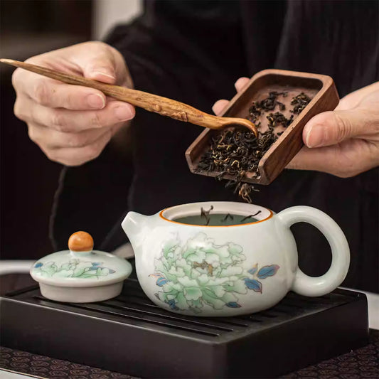 Ceramic - Peony Xi Shi Pot - 200ml Chaliland