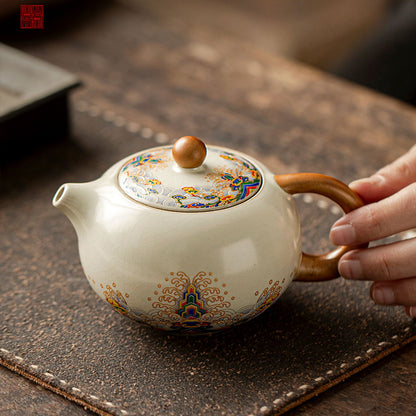 Ru Kiln - Plain Whisper Jiangya Xi Shi Teapot 200ml Chaliland