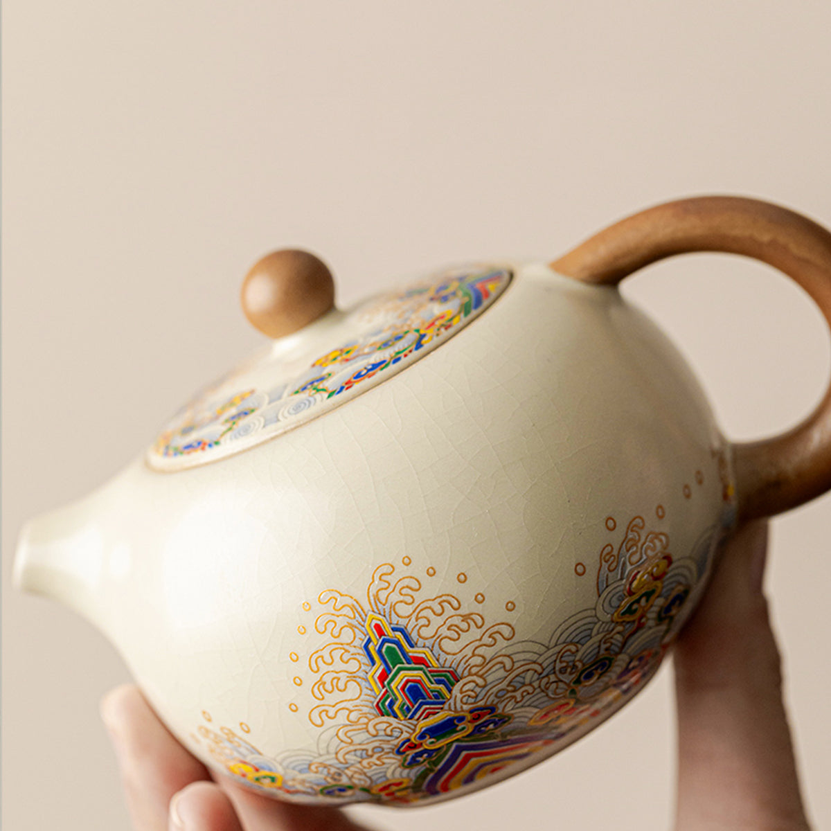 Ru Kiln - Plain Whisper Jiangya Xi Shi Teapot 200ml Chaliland
