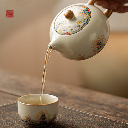 Ru Kiln - Plain Whisper Jiangya Xi Shi Teapot 200ml Chaliland