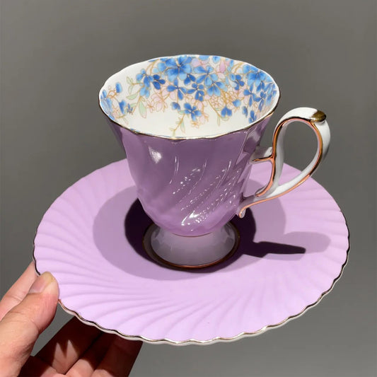 Purple bone plate porcelain cup Chaliland