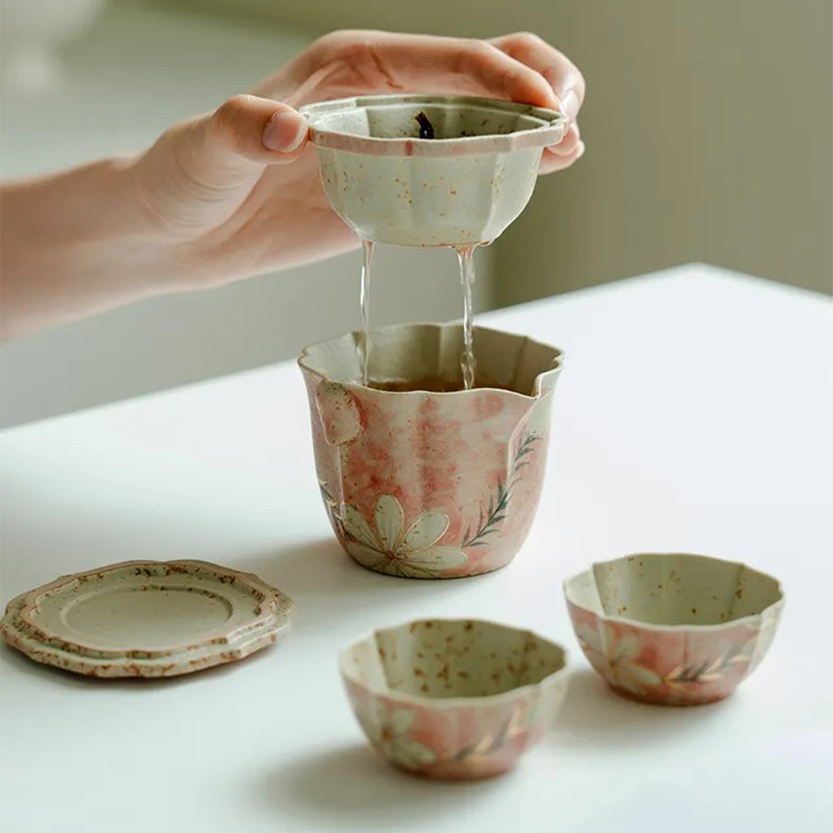 Qingfeng Handheld Teapot Travel Set (4 Pieces) Chaliland