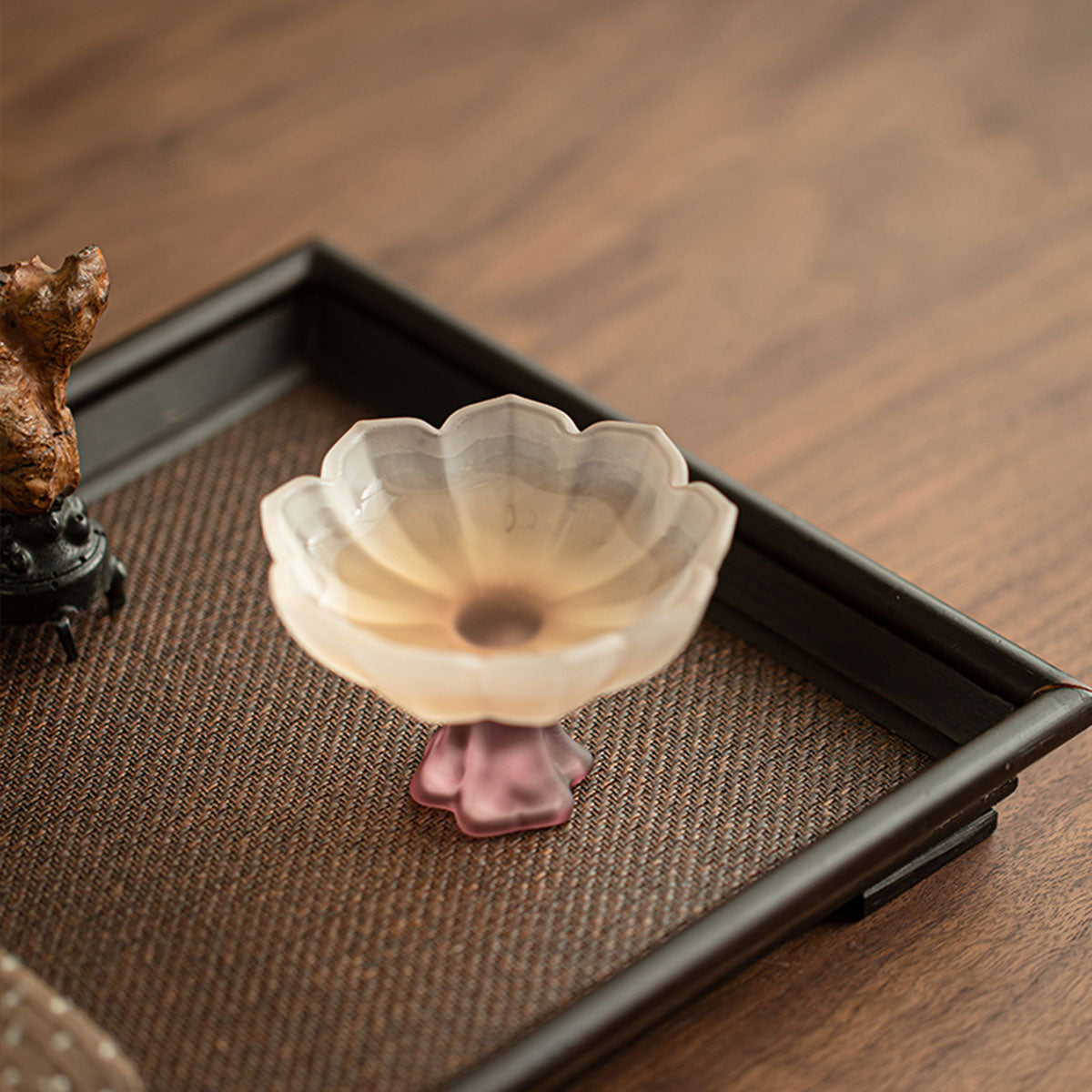 Glass-Radiant Glass Goblet – Lotus Whisper Series 50ml Chaliland