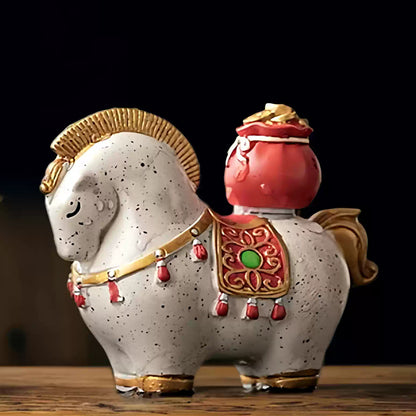 Resin - Chinese Auspicious Horse - Riding on the horse brings good fortune Chaliland