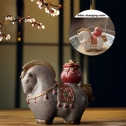 Resin - Chinese Auspicious Horse - Riding on the horse brings good fortune Chaliland