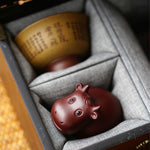 Antique-Style Teapot, Cup, and Tea Pet Gift Set Chaliland