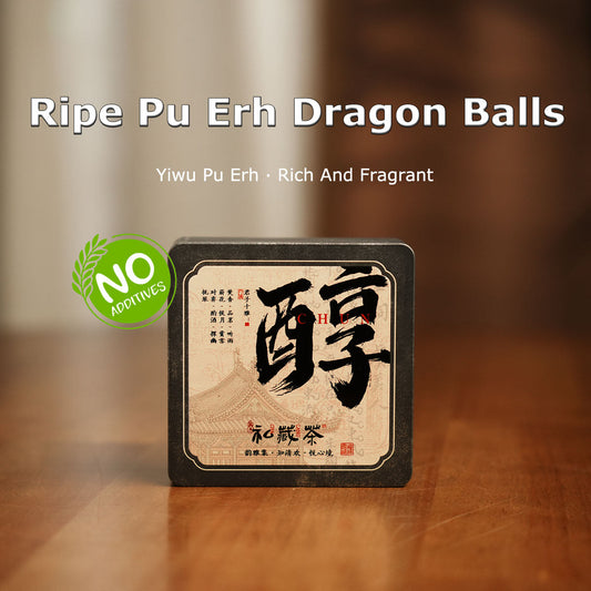 Ripe Pu Erh Tea Dragon Balls 63g Chaliland