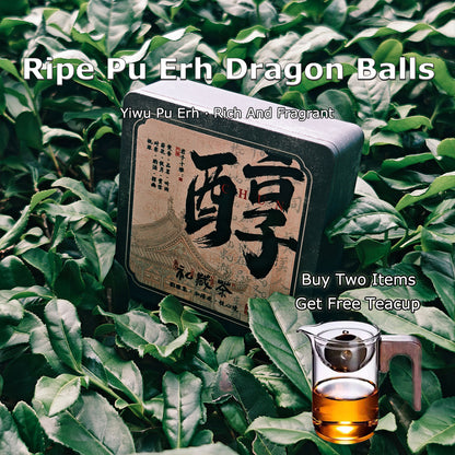 Raw Pu Erh Tea Dragon Balls 63g Chaliland