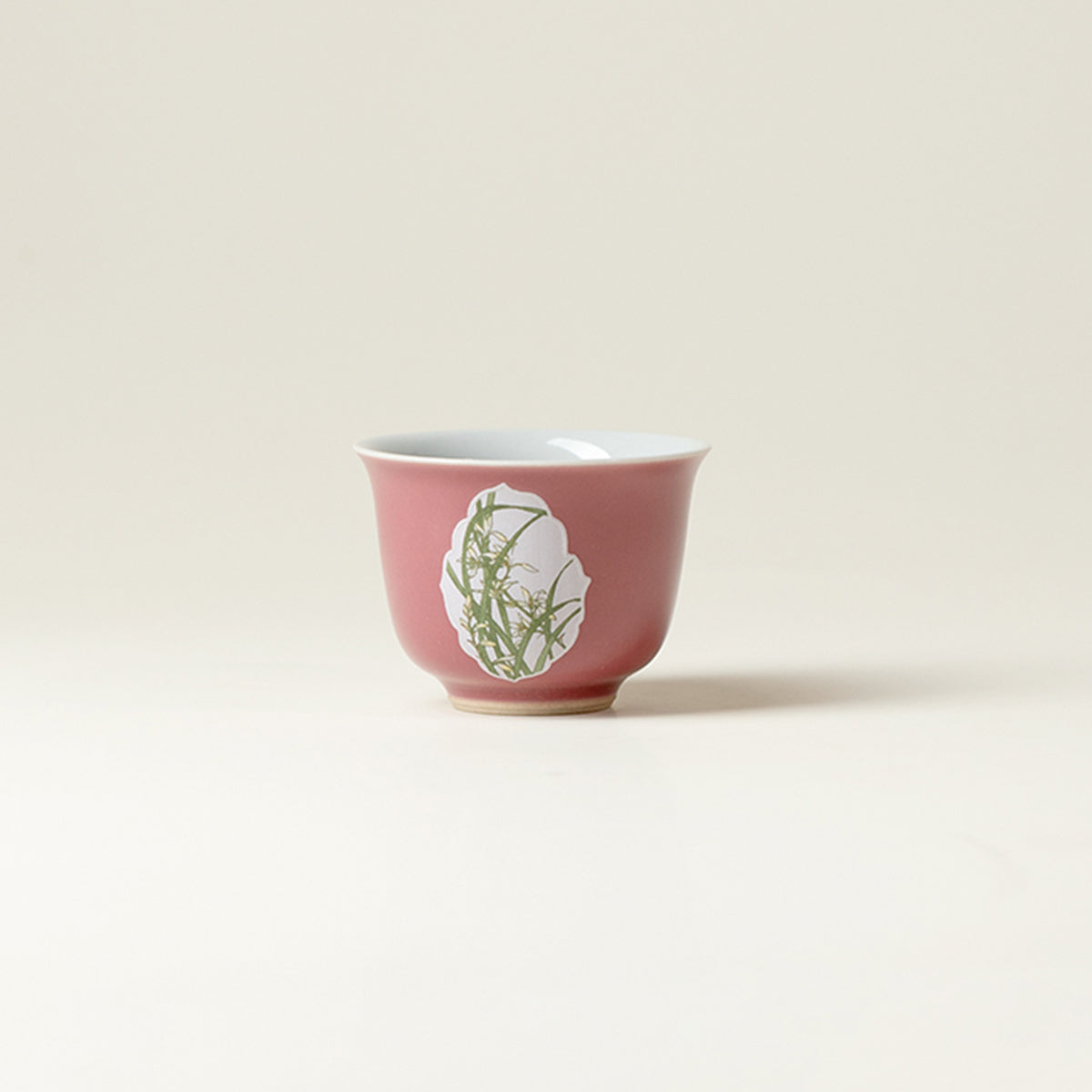 [Porcelain]Rouge Purple Window Orchid Tea Cup Chaliland