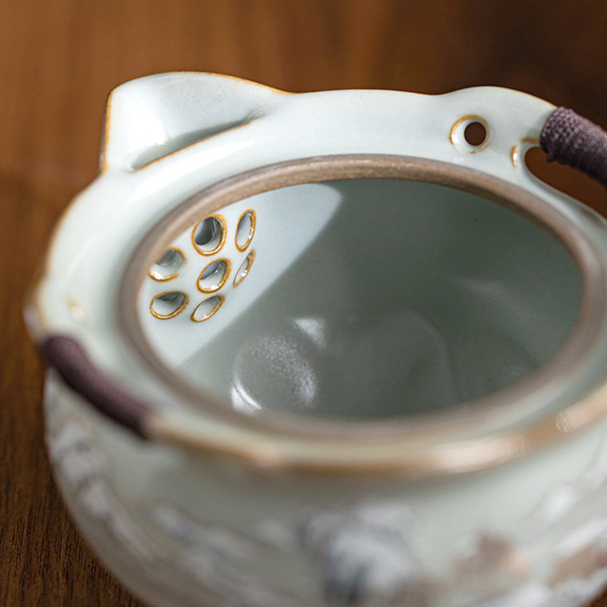 Ru Kiln - Snowscape Portable Tea Set 190ml Chaliland