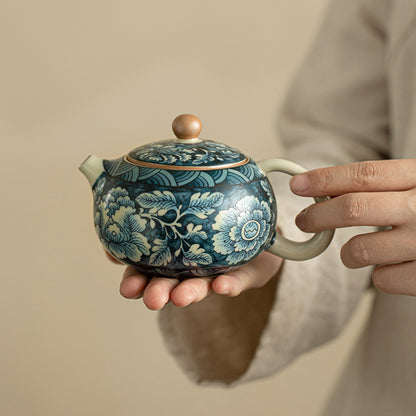 Ru Kiln - Splendidly Decorated Xi Shi Pot - 220ml Chaliland
