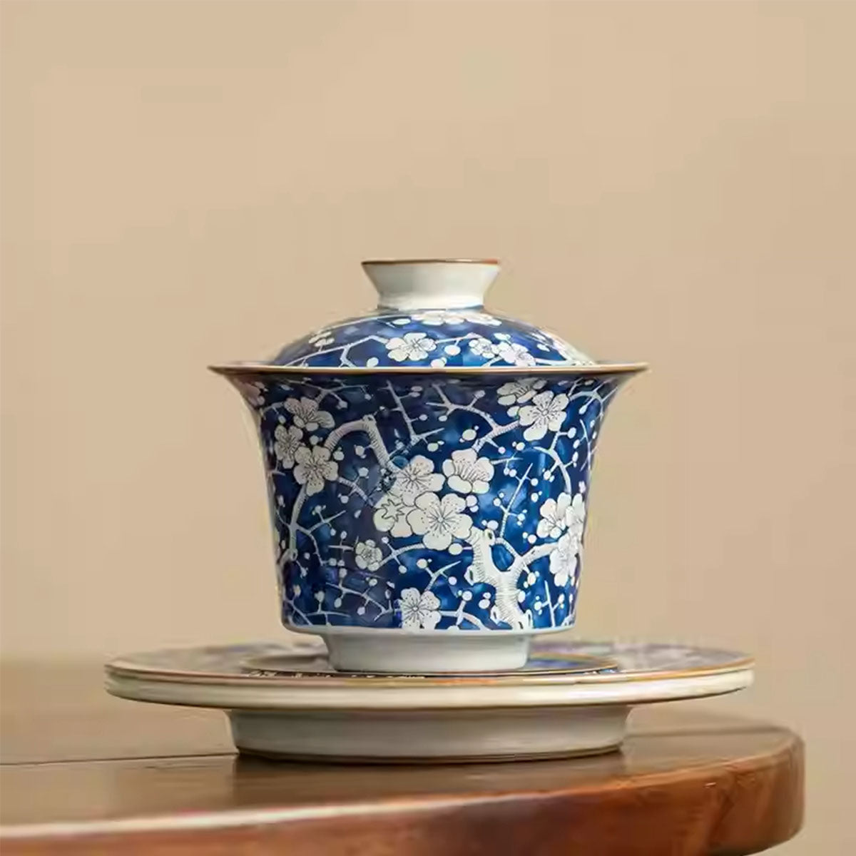 Ru Kiln-Ice Blue Plum Blossom Gaiwan 160ml Chaliland