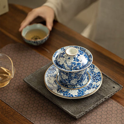 Ru Kiln-Ice Blue Plum Blossom Gaiwan 160ml Chaliland