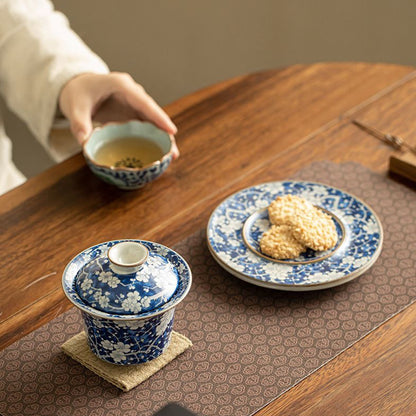 Ru Kiln-Ice Blue Plum Blossom Gaiwan 160ml Chaliland