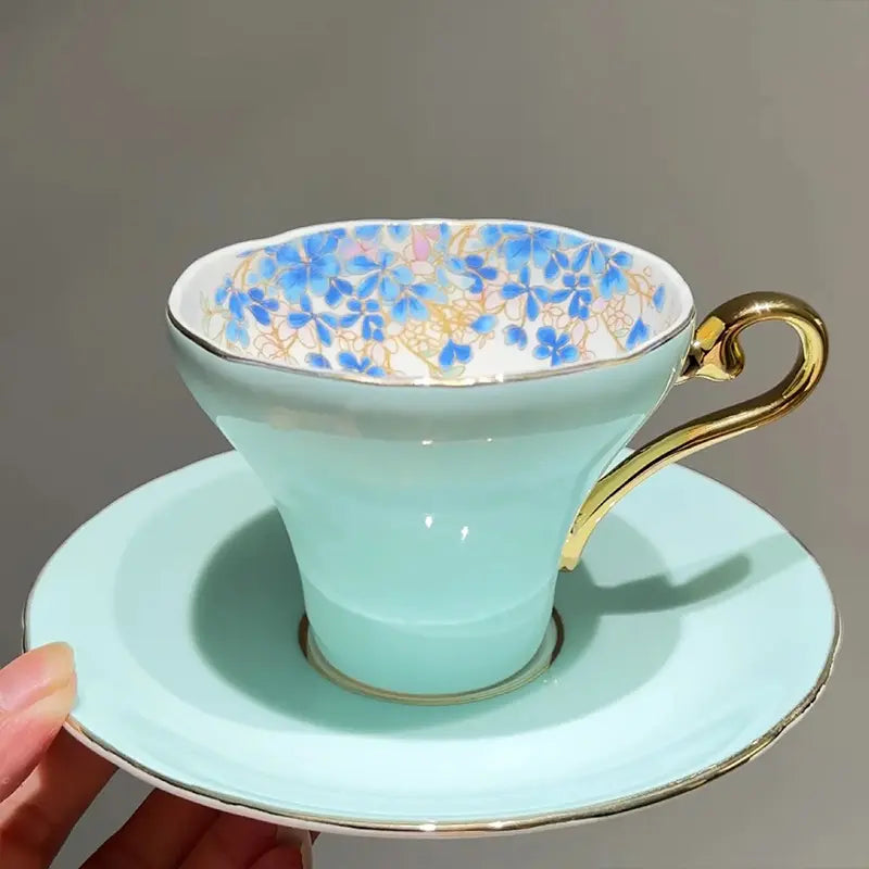 Small waist bone china cup