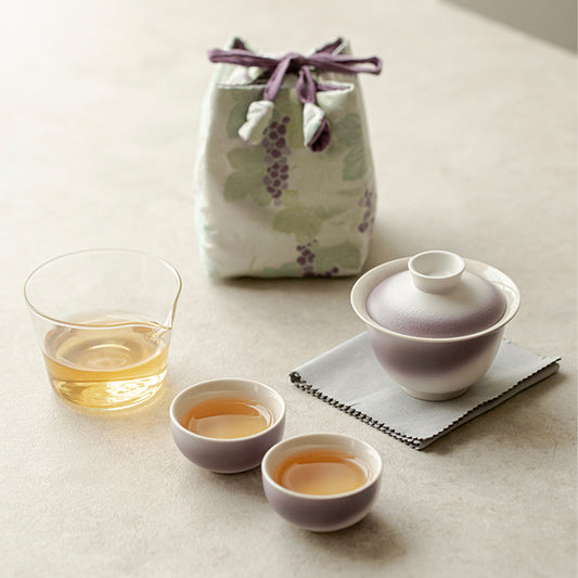 Smoky and colorful portable tea set Chaliland