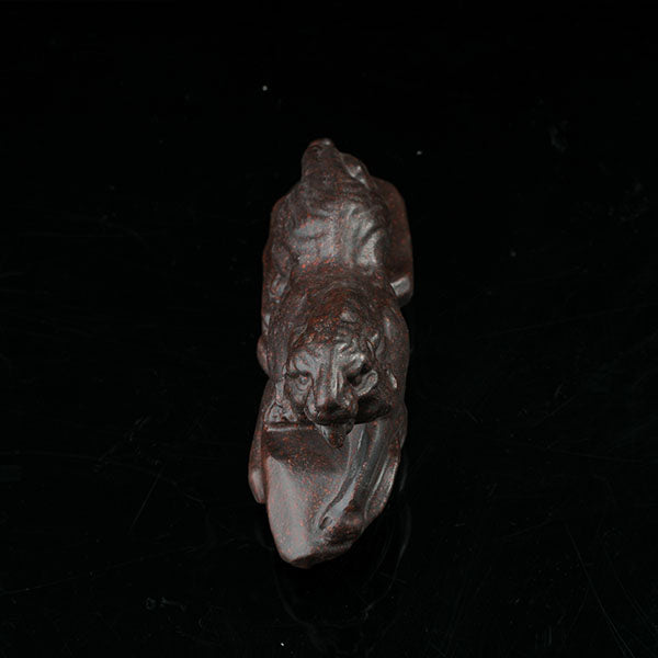 This is a tiger tea pet ready to go hunting.