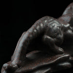 This is a tiger tea pet ready to go hunting.