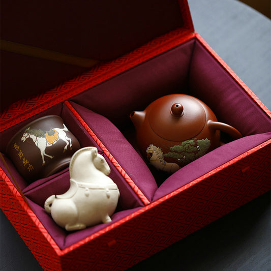 White Horse Xi Shi Teapot Gift Box Chaliland
