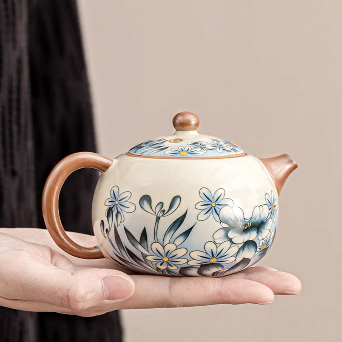 Huang Ru Kiln Qing He Series – Xishi Teapot and Two Cups Gift Set (3 pcs)-170ml Chaliland