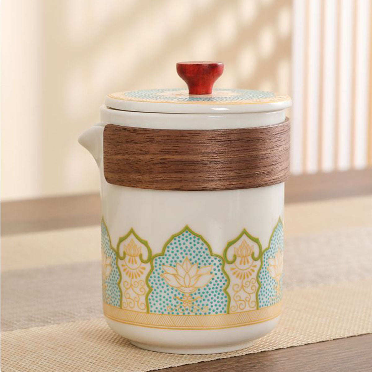 Zen-Style Embossed Travel Tea Infuser Chaliland