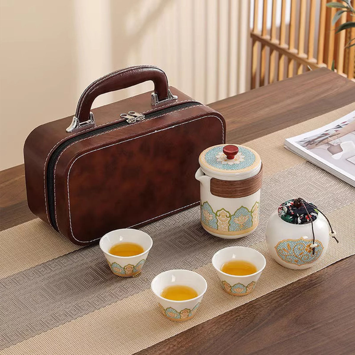 Zen-Style Embossed Travel Tea Infuser Chaliland