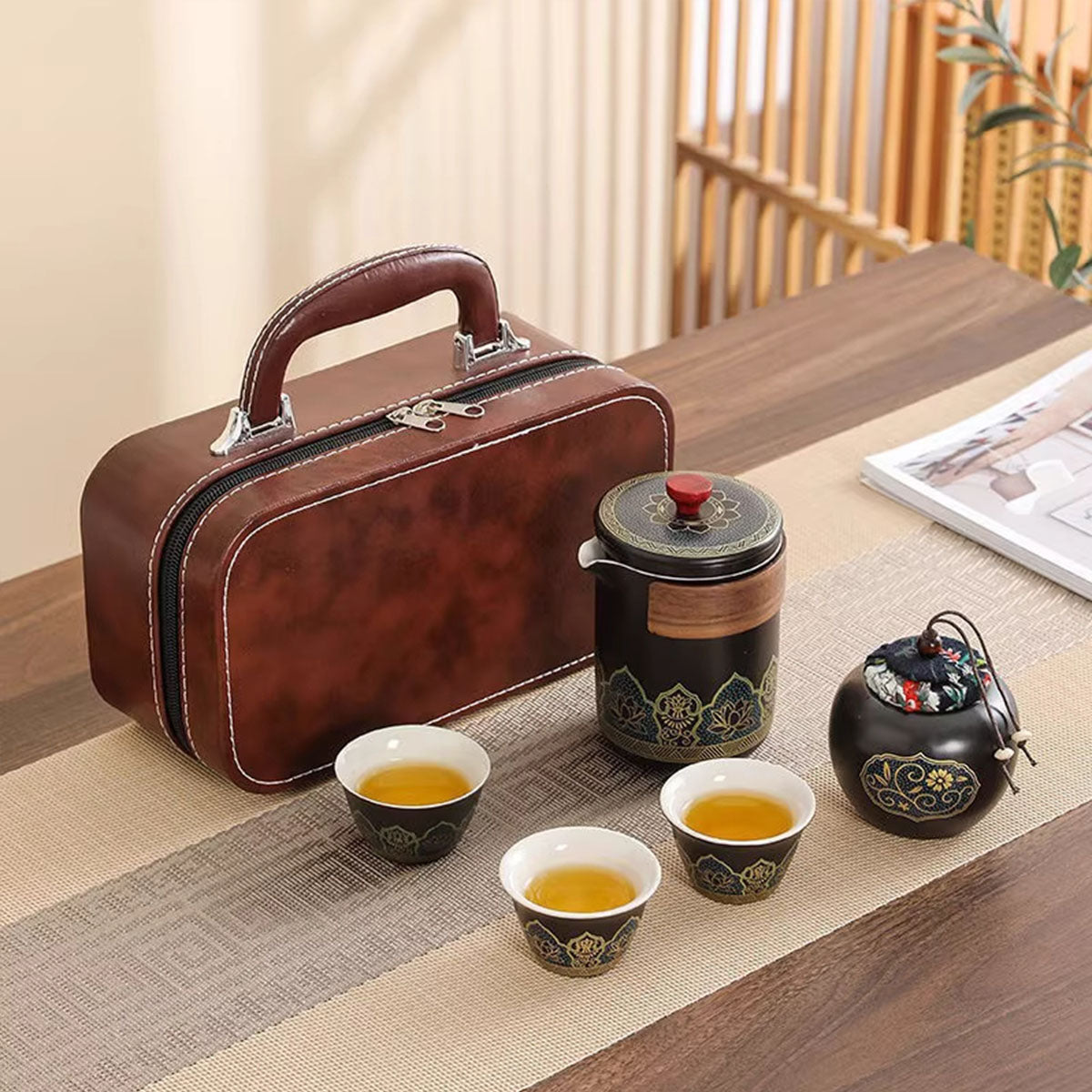 Zen-Style Embossed Travel Tea Infuser Chaliland