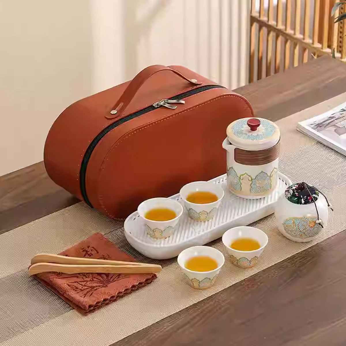 Zen-Style Embossed Travel Tea Infuser Chaliland