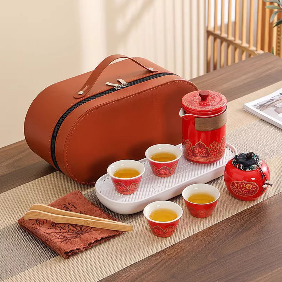 Zen-Style Embossed Travel Tea Infuser Chaliland