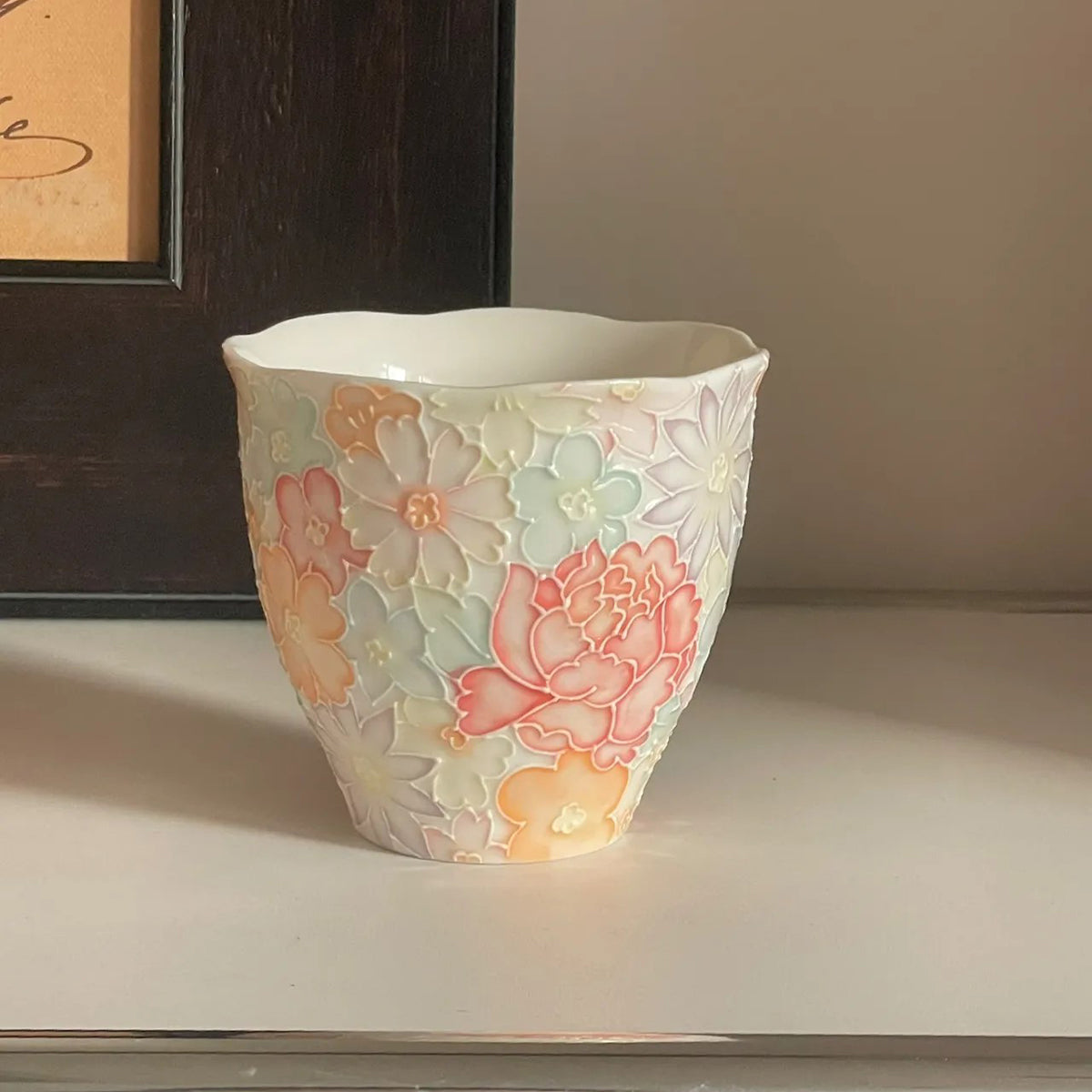 floral hand cup350ml Chaliland