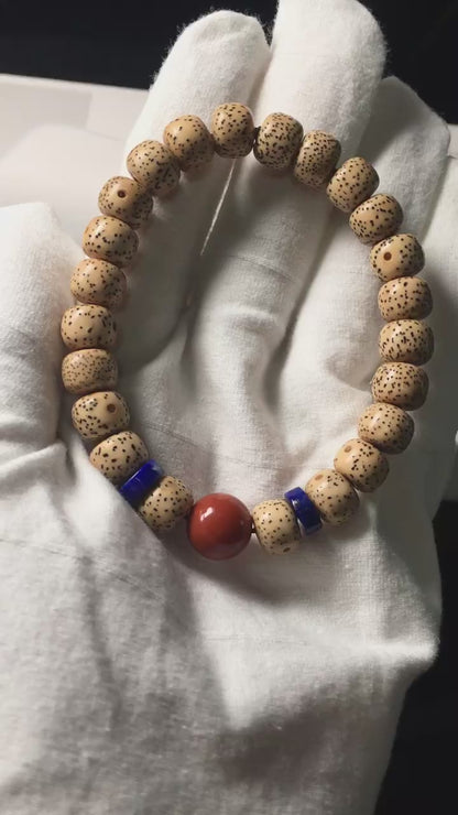 Natural Hainan Gaomi Bodhi Seed Barrel Beads9370